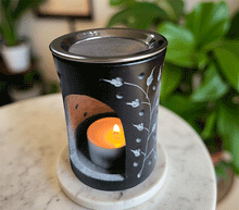 Naložite sliko v pregledovalnik galerije, kadilnica stojalo za kadila gorilnik za kadila svecnik z merezico za kadila milni kamen roza zivljenja