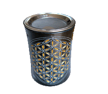 Naložite sliko v pregledovalnik galerije, kadilnica stojalo za kadila gorilnik za kadila svecnik z merezico za kadila milni kamen roza zivljenja