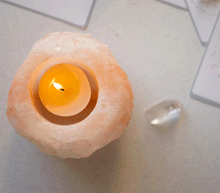 Naložite sliko v pregledovalnik galerije, Svecnik iz Himalajske soli svetilka himalajska solna lucka solna luc trgovina