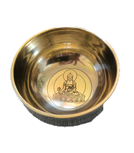 Naložite sliko v pregledovalnik galerije, tibetanska pojoča posoda pojoča skleda tibetanska pojoca posoda glasbila instrumenti zvocna kopel tibetanska pojoca skleda tri set buda buddha