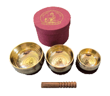 Naložite sliko v pregledovalnik galerije, tibetanska pojoča posoda pojoča skleda tibetanska pojoca posoda glasbila instrumenti zvocna kopel tibetanska pojoca skleda tri set buda buddha