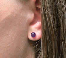 Naložite sliko v pregledovalnik galerije, srebrni ženski uhani 925 iz ametista zenski nakit nakit uhani srebro 925 uhani iz kristalov ametist uhani poldragi kamni modni nakit kristali kristalni uhani iz kristala ametist uhancki talisman za zaščito