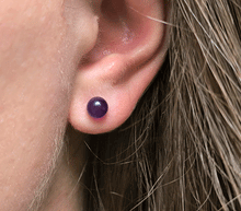 Naložite sliko v pregledovalnik galerije, srebrni ženski uhani 925 iz ametista zenski nakit nakit uhani srebro 925 uhani iz kristalov ametist uhani poldragi kamni modni nakit kristali kristalni uhani iz kristala ametist uhancki talisman za zaščito