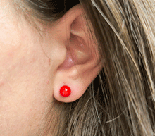 Naložite sliko v pregledovalnik galerije, srebrni zenski uhani 925 korala zenski nakit nakit uhani srebro 925 uhani iz kristalov korala uhani podragi kamni modni nakit kristali kristalni uhani korala uhancki