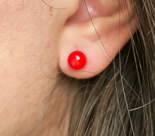 Naložite sliko v pregledovalnik galerije, srebrni zenski uhani 925 korala zenski nakit nakit uhani srebro 925 uhani iz kristalov korala uhani podragi kamni modni nakit kristali kristalni uhani korala uhancki