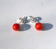 Naložite sliko v pregledovalnik galerije, srebrni zenski uhani 925 korala zenski nakit nakit uhani srebro 925 uhani iz kristalov korala uhani podragi kamni modni nakit kristali kristalni uhani korala uhancki