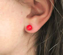 Naložite sliko v pregledovalnik galerije, srebrni zenski uhani 925 korala zenski nakit nakit uhani srebro 925 uhani iz kristalov korala uhani podragi kamni modni nakit kristali kristalni uhani korala uhancki