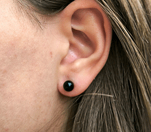 Naložite sliko v pregledovalnik galerije, srebrni zenski uhani 925 oniks onix zenski nakit nakit uhani srebro 925 uhani iz kristalov oniks uhani poldragi kamni modni nakit kristali kristalni uhani oniks onix uhancki