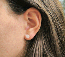 Naložite sliko v pregledovalnik galerije, srebrni zenski uhani 925 rozevec zenski nakit nakit uhani srebro 925 uhani iz kristalov rozevec uhani poldragi kamni modni nakit kristali kristalni uhani rozevec uhancki