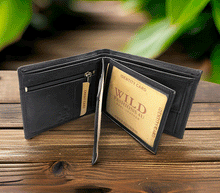 Naložite sliko v pregledovalnik galerije, moška usnjena denarnica moska denarnica iz usnja moske usnjene denarnice usnje
