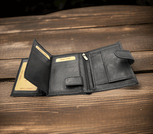 Naložite sliko v pregledovalnik galerije, moška usnjena denarnica moska denarnica iz usnja moske usnjene denarnice usnje