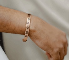 Naložite sliko v pregledovalnik galerije, zapestnica baker cakra bakrena zapestnica cakre nakit iz bakra zapestnica iz bakra energijska zapestnica čakre