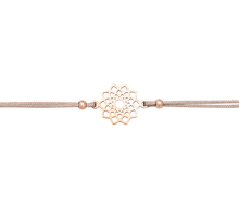 Naložite sliko v pregledovalnik galerije, zapestnice zapestnica cvet ženska zapestnica zenske zapestnice modne zapestnice mandala cvet talisman razcveta potencialov nakit