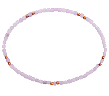 Naložite sliko v pregledovalnik galerije, zapestnica fluorit sivka iz kristalov kristali kristalna zapestnica nakit zapestnica poldragi kamni fluorit lavanda