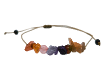 Naložite sliko v pregledovalnik galerije, zapestnice iz kristalov za zascito pri voznji ametist soncni kremen turmalin rozevec zapestnica iz kristalov nakit iz kristalov talisman za zascito talisman za voznjo kristali poldragi kamni