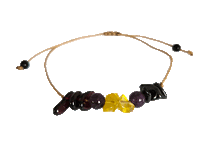 Naložite sliko v pregledovalnik galerije, zapestnice iz kristalov ametist citrin lepidolit hematit zapestnica iz kristalov nakit iz kristalov talisman za opuščanje starih vzorcev talisman za zaščito