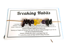 Naložite sliko v pregledovalnik galerije, zapestnice iz kristalov ametist citrin lepidolit hematit zapestnica iz kristalov nakit iz kristalov talisman za opuščanje starih vzorcev talisman za zaščito