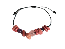 Naložite sliko v pregledovalnik galerije, zapestnice iz kristalov rodonit ametist roževec zapestnica iz kristalov nakit iz kristalov talisman ljubezen do sebe talismani kristali poldragi kamni nakit