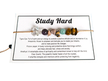 Naložite sliko v pregledovalnik galerije, zapestnice iz kristalov za uspeh amazonit tigrovo oko jaspis kamena strela ametist zapestnica iz kristalov nakit iz kristalov talisman za zascito talisman za ucenje uspeh