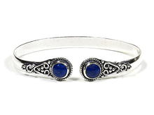 Naložite sliko v pregledovalnik galerije, zapestnice kristali zapestnica medenina lapis lazuli zapestnice zapestnice iz medenine s kristali lapis lazuli ženske zapestnice kristali