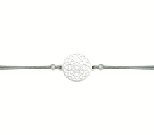 Naložite sliko v pregledovalnik galerije, zapestnica mandala srece zapestnice mandale zenska zapestnica zenske zapestnice nakit zenski nakit modni nakit mandala srebrna