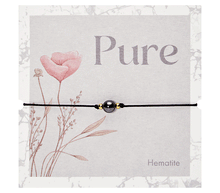 Naložite sliko v pregledovalnik galerije, zapestnica pure hematit zapestnice kristali zapestnica poldragi kamni nakit zenski nakit zenske zapestnice talisman