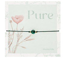 Naložite sliko v pregledovalnik galerije, zapestnica pure malahit zapestnice kristali zapestnica poldragi kamni nakit zenski nakit zenske zapestnice talisman