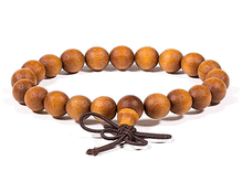Naložite sliko v pregledovalnik galerije, zapestnica sandalovina zapestnice iz sandalovine lesene zapestnice lesena zapestnica sandalovina molitvena zapestnica mala moška zapestnica