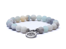 Naložite sliko v pregledovalnik galerije, zapestnice iz kristalov amazonit zapestnica iz kristalov amazonit nakit iz kristalov lotus