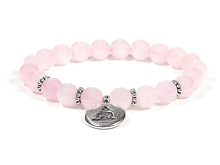 Naložite sliko v pregledovalnik galerije, zapestnice iz kristalov roževec rožni kristal zapestnica iz kristalov nakit iz kristalov buda kristali podragi kamni nakit