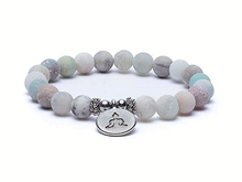 Naložite sliko v pregledovalnik galerije, zapestnice iz kristalov amazonit zapestnica iz kristalov amazonit nakit iz kristalov buda talisman za zascito