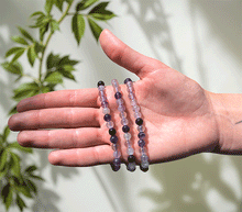 Naložite sliko v pregledovalnik galerije, zapestnica fluorit iz kristalov 6mm ženska zapestnica iz poldragih kamnov nakit fluorit moda nakit iz kristalov kristali zapestnice fluorit ženske zapestnice talisman