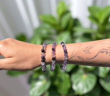 Naložite sliko v pregledovalnik galerije, zapestnica fluorit iz kristalov 6mm ženska zapestnica iz poldragih kamnov nakit fluorit moda nakit iz kristalov kristali zapestnice fluorit ženske zapestnice talisman