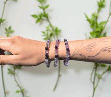 Naložite sliko v pregledovalnik galerije, zapestnica fluorit iz kristalov 6mm ženska zapestnica iz poldragih kamnov nakit fluorit moda nakit iz kristalov kristali zapestnice fluorit ženske zapestnice talisman