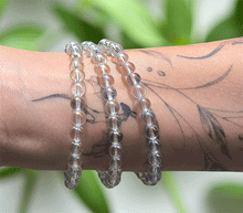 Naložite sliko v pregledovalnik galerije, zapestnica angel aura kamena strela iz kristalov 6 mm ženska zapestnica talisman iz poldragih kamnov nakit angel aura moda nakit iz kristalov kristali zapestnice ženske zapestnice talisman angel aura kamena strela