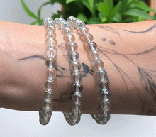 Naložite sliko v pregledovalnik galerije, zapestnica angel aura kamena strela iz kristalov 6 mm ženska zapestnica talisman iz poldragih kamnov nakit angel aura moda nakit iz kristalov kristali zapestnice ženske zapestnice talisman angel aura kamena strela