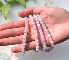 Naložite sliko v pregledovalnik galerije, zapestnica granat iz kristalov 6mm ženska zapestnica iz poldragih kamnov nakit granat moda nakit iz kristalov kristali zapestnice granat ženske zapestnice talisman