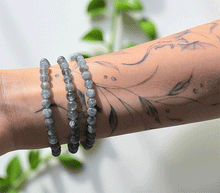 Naložite sliko v pregledovalnik galerije, zapestnica labradorit iz kristalov 6 mm ženska zapestnica talisman iz poldragih kamnov nakit labradorit moda nakit iz kristalov kristali zapestnice ženske zapestnice talisman labradorit