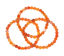 Naložite sliko v pregledovalnik galerije, zapestnica marelični ahat iz kristalov 6 mm ženska zapestnica talisman iz poldragih kamnov nakit marelični agat moda nakit iz kristalov kristali zapestnice ženske zapestnice talisman marelični ahat