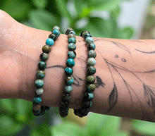 Naložite sliko v pregledovalnik galerije, zapestnica modri opal iz kristalov 6 mm kristalna ženska zapestnica talisman iz poldragih kamnov nakit modri opal moda nakit iz kristalov kristali zapestnice ženske kristalne zapestnice talisman modri opal