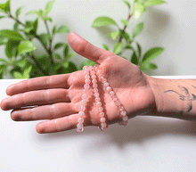 Naložite sliko v pregledovalnik galerije, zapestnica morganit iz kristalov 6mm ženska zapestnica iz poldragih kamnov nakit moda nakit iz kristalov kristali zapestnice morganit ženske zapestnice talisma morganit