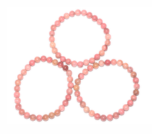 Naložite sliko v pregledovalnik galerije, ženska kristalna zapestnica rodonit iz kristalov 6 mm ženska zapestnica iz kristalov talisman iz poldragih kamnov nakit rodonit moda nakit iz kristalov kristali zapestnice ženske kristalne zapestnice talisman rodonit