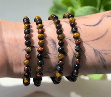 Naložite sliko v pregledovalnik galerije, ženska kristalna zapestnica trobarvno tigrovo oko iz kristalov 6 mm ženska zapestnica iz kristalov talisman iz poldragih kamnov nakit tigrovo oko tri barve moda nakit iz kristalov kristali zapestnice ženske kristalne zapestnice talisman tigrovo oko