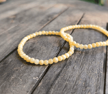 Naložite sliko v pregledovalnik galerije, zapestnica oranžni kalcit iz kristalov ženska zapestnica iz poldragih kamnov nakit oranžni kalcit moda nakit iz kristalov kristali zapestnice ženske zapestnice iz oranžnega kalcita 4mm