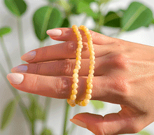 Naložite sliko v pregledovalnik galerije, zapestnica oranžni kalcit iz kristalov ženska zapestnica iz poldragih kamnov nakit oranžni kalcit moda nakit iz kristalov kristali zapestnice ženske zapestnice iz oranžnega kalcita 4mm