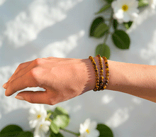 Naložite sliko v pregledovalnik galerije, zapestnica tigrovo oko iz kristalov ženska zapestnica iz poldragih kamnov nakit tigrovo oko moda nakit iz kristalov kristali zapestnice ženske zapestnice iz tigrovega očesa 4mm