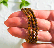 Naložite sliko v pregledovalnik galerije, zapestnica tigrovo oko iz kristalov ženska zapestnica iz poldragih kamnov nakit tigrovo oko moda nakit iz kristalov kristali zapestnice ženske zapestnice iz tigrovega očesa 4mm