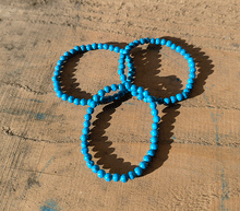 Naložite sliko v pregledovalnik galerije, zapestnica turkiz iz kristalov ženska zapestnica iz poldragih kamnov nakit turkiz moda nakit iz kristalov kristali zapestnice ženske kristalne zapestnice iz turkiza 4mm