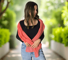 Naložite sliko v pregledovalnik galerije, ženski šal poletni šali enobarvni korala modni sal sali prehodni sal bombaž bombaz svila ženski šali moda modni dodatki udoben šal mehek sal jesenski šal modni dodatek ženski šal