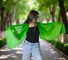 Naložite sliko v pregledovalnik galerije, ženski šal poletni šali enobarvni zelena modni sal sali prehodni sal zelen bombaž bombaz svila ženski šali moda modni dodatki udoben šal mehek sal jesenski šal modni dodatek ženski šal